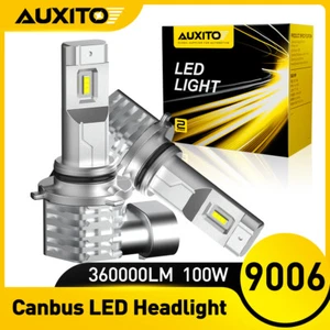 AUXITO 9006 LED 6500K Headlight Bulb 360000LUMEN Kit Low Beam White Super Bright - Picture 1 of 10