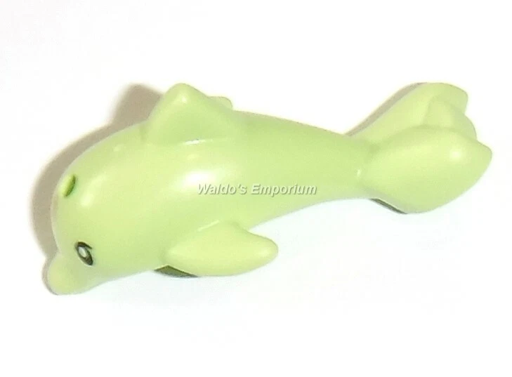 Lego Friends MiniFigura Animal, Golfinho Verde Amarelo, da Olivia's Play Cube 41412 - Imagem 1 de 1