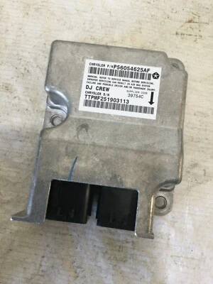 Dodge Ram 2500 3500 SRS 2010 módulo de control de seguridad contra impactos de choque 56054625AF fabricante original Foto 1 de 4