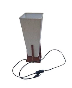 Lamp Shade Wood And Cotton Clip Light Table Lamp Shade Home Decorative Item - Picture 1 of 4
