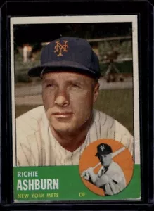1963 Topps #135 Richie Ashburn - Picture 1 of 2