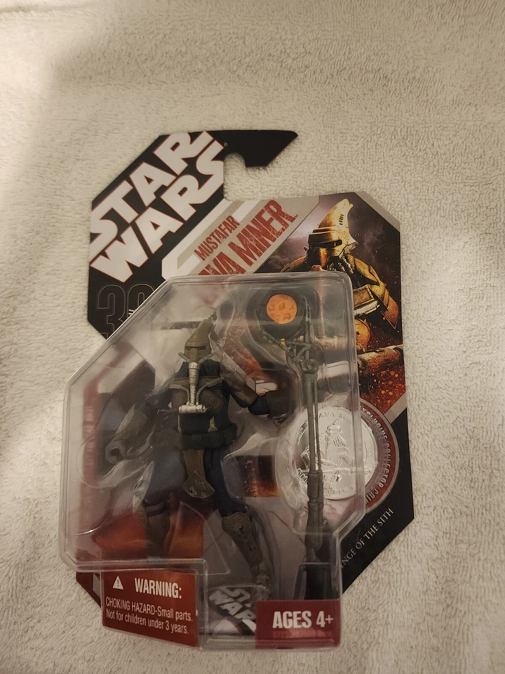 Figura de acción Hasbro Star Wars 30 aniversario Mustafar Lava Miner 3,75 pulgadas Foto 1 de 1