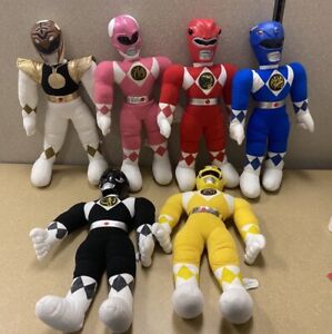 LOT OF 6 Mighty Morphin Power Rangers Action Pal 18” Plush Vintage 1993
