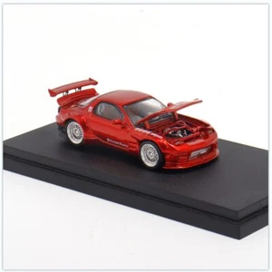 Master 1/64 Mazda RX-7 FD3S Hood and Headlights Can Open Diecast Toys Car Models - Picture 1 of 18