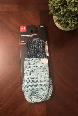 NUEVO - Mitones de punto brillante Under Armour UA jóvenes niñas OSFA COLD GEAR   Foto 1 de 4