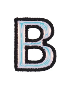 Stoney Clover Lane Silver Holographic Letter Patch - Picture 1 of 27