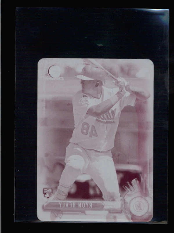 RYON HEALY 2017 BOWMAN CHROME #35 MINI MAGENTA PRINTING PLATE ROOKIE #1/1 AX6314 - Image 1 of 1