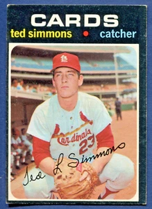 1971 Topps Ted Simmons Rookie #117 VGEX - EX - Bild 1 von 2