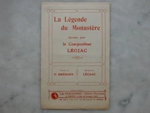 *** Gesang: LA LEGENDE DU MONASTERE - LEOJAC (ca. 1920) - Bild 1 von 1