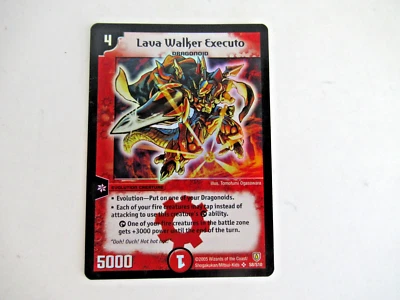 2005 Duel Masters - Lava Walker Executo (DM-06) S8/S10, Ungraded NM - Image 1 of 2