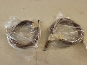 Set of 2 NOS Vintage Brown Bicycle Derailleur Housing with Cable. - Picture 1 of 4