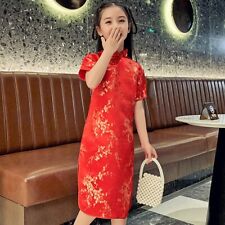 Mädchen CNY Chinesisch Neujahr Cheongsam Qipao Chinesisch Kostüm Kleid