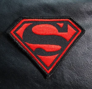 SUPERMAN USA FLAG R/B EMBROIDERED COMBAT TACTICAL HOOK PATCH - Picture 1 of 1