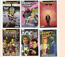 Trump's Titans / AOC Comic Lot #1 - comic lot - Keen Spot - Homage / Space Force