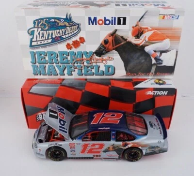 Jeremy Mayfield #12 1999 Mobil 1 Kentucky Derby 1/24 Action Racing Diecast CWB - Image 1 of 4