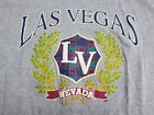 Single Stitch Las Vegas Nevada Lv Crest With Laurels Made In Usa Anvil Tee