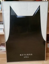 Batman Returns June 19 FRAMED Original Movie Poster 27" x 40" Great Condition