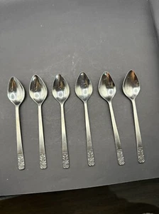 Set 6 cucchiaini in acciaio inox St. Regis Made in Hong Kong - Foto 1 di 2