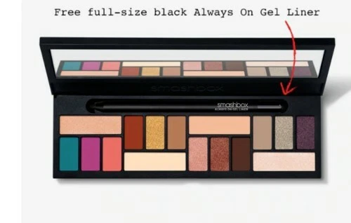 Smashbox L.A. COVER SHOT EYE PALETTE includes full-size Always On Gel Liner BNIB - Image 1 of 1
