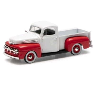 Denver Die-Cast 1:48 Scale 1951 Ford Pick-Up Truck - WHITE w/Red Fenders -  New - Image 1 of 4