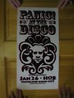 Panic At The Disco Poster Cleveland Hawk City Silk Screen Signed Numbered Jan 26