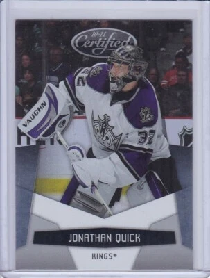 Jonathan Quick 2010 Certified Hockey Card 68 - Image 1 of 2