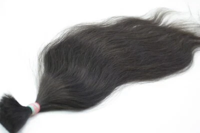 Extensión de cabello eslavo natural del sur de Rusia marrón oscuro 75 cm/29,5" 105 gr/3,7 oz Foto 1 de 4