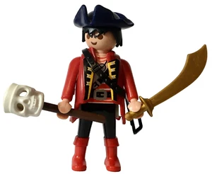Playmobil Capitano Pirata con giacca rossa - C55 - Foto 1 di 5