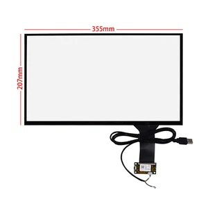 Multi touch screen capacitivo 15,6 pollici 16:9 355*208 mm + controller USB per LCD - Foto 1 di 7