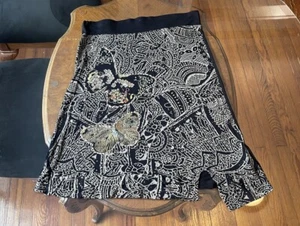 Desigual Beaded Butterfly Skirt Size XL * Small Imperfection*  - Picture 1 of 3