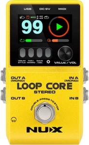 PEDALE LOOPER ET BOITE A RYTHMES STEREO NUX LOOPCORE STEREO - Foto 1 di 6