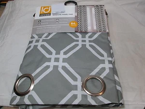 ID Intelligent Design COMO Thermal Window Panel Pair 84x84 Grey/White NEW - Picture 1 of 7