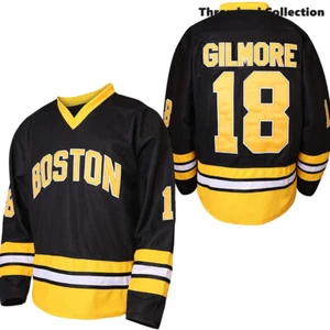 Happy Gilmore Movie Hockey Jersey #18 Boston Adam Sandler taglia S M L XL,XXL,XXXL - Foto 1 di 6
