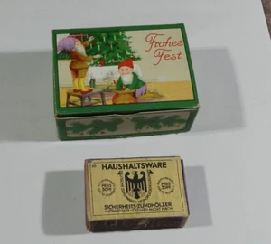 alte kleine Pappschachtel Seife Linsenmayer München Weihnachten Schachtel 1930 - Bild 1 von 10