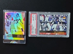 Randy Moss 1999 Upper Deck #117 PSA 10 Gem Mint Randy Moss 2002 eTopps #23 LOT🔥 - Picture 1 of 9