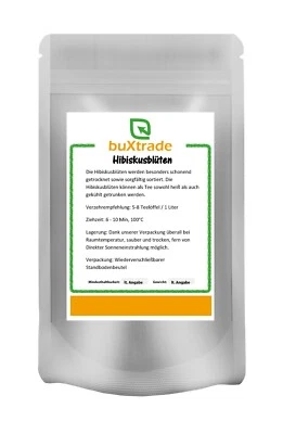 2x 1kg | Hibiscus Flowers | Tea | Dried | Hibiscus | Tea | Pure | Buxtrade - Image 1 of 3