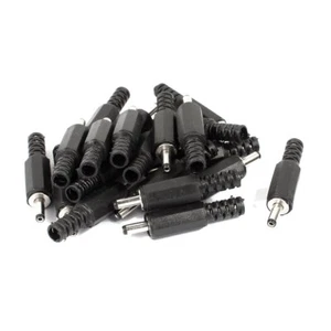 20 pcs 3.5mmx1,35mm Conector macho Jack de alimentación DC de adaptador negro - Imagen 1 de 2