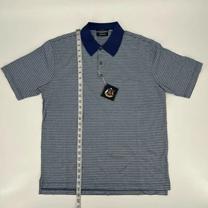 Nuevo con etiquetas Camisa Polo de Golf Allen Solly Para Hombre Talla M Azul Algodón Geométrico Manga Corta - Imagen 1 de 9