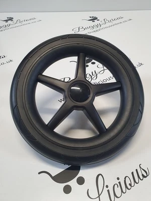 1× Bugaboo Donkey 3 5 Back Wheel Rear Foam Replacement Part Puncture Proof Black - Image 1 of 3