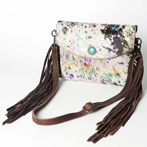 AD American Darling Umhängetasche Hair On - Echtleder Western Damen Tasche - Bild 1 von 6