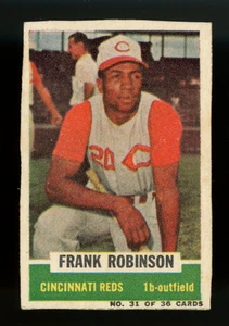 1961 Topps Bazooka Hand Cut #31 Frank Robinson HOF Cincinnati Reds VG-EX - Picture 1 of 2