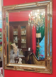  Antico Specchio  Napoleone Ill 87x67cm  - Imagen 1 de 9