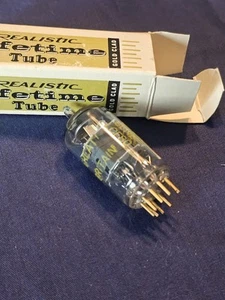 VINTAGE REALISTIC  LIFETIME ELECTRON TUBE LCF80  Gold Clad - Picture 1 of 6