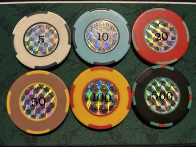 Set Casino Poker Chips Spielbank SA - Bild 1 von 4