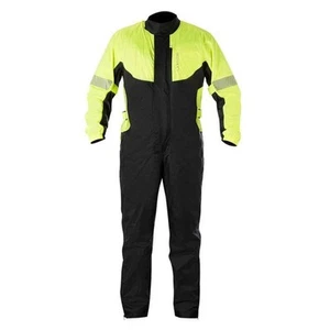 Alpinestars Racing Hurricane Mens Motorcycle Rain Suits - Yellow/Black - Small - Picture 1 of 2