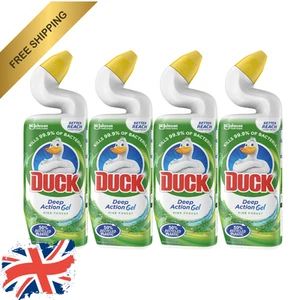 Duck Deep Action Gel Toilet Cleaner 750ml – Pine, Limescale Remover, Fresh Scent - Picture 1 of 11