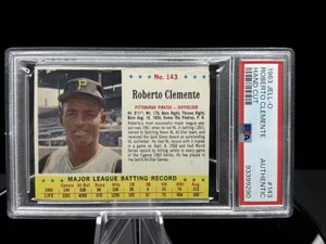 1963 JELLO ROBERTO CLEMENTE PSA HAND CUT HOF - Picture 1 of 2