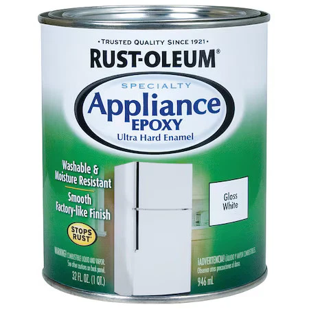 Rust-Oleum 241168 Paint, Appliance Epoxy, White, 1 Qt. - Image 1 of 4