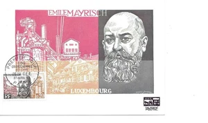 FRANKREICH 1963 FDC KARTE EMILE MAYRISCH GRAND HOMME DES PAYS DE LA C.E.E. YT 1385 - Bild 1 von 1