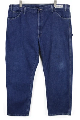 Dickies Vaqueros Hombres W44/L30 Corte Normal Cremallera Bolsillos Denim Azul - Imagen 1 de 4